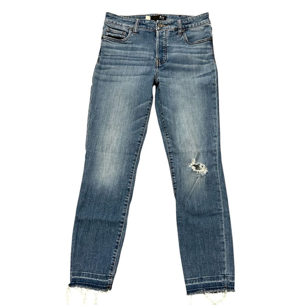KUT from the Kloth Chrissie Fab Ab Straight Leg Jeans